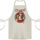 Christmas Sexy Santa Clause Xmas Cotton Apron 100% Organic Natural