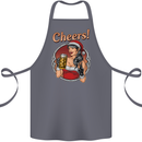 Christmas Sexy Santa Clause Xmas Cotton Apron 100% Organic Steel