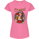 Christmas Sexy Santa Clause Xmas Womens Petite Cut T-Shirt Azalea