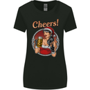 Christmas Sexy Santa Clause Xmas Womens Wider Cut T-Shirt Black