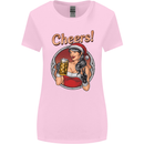Christmas Sexy Santa Clause Xmas Womens Wider Cut T-Shirt Light Pink