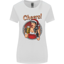 Christmas Sexy Santa Clause Xmas Womens Wider Cut T-Shirt White