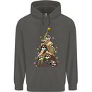 Christmas Sloth Tree Funny Xmas Childrens Kids Hoodie Storm Grey