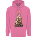 Christmas Sloth Tree Funny Xmas Mens 80% Cotton Hoodie Azelea