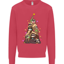 Christmas Sloth Tree Funny Xmas Mens Sweatshirt Jumper Heliconia
