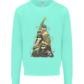 Christmas Sloth Tree Funny Xmas Mens Sweatshirt Jumper Peppermint