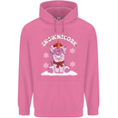 Christmas Snowicorn Funny Xmas Unicorn Mens 80% Cotton Hoodie Azelea