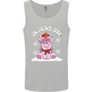 Christmas Snowicorn Funny Xmas Unicorn Mens Vest Tank Top Sports Grey