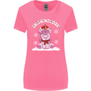 Christmas Snowicorn Funny Xmas Unicorn Womens Wider Cut T-Shirt Azalea
