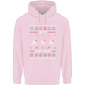 Christmas Swimming Design Childrens Kids Hoodie Light Pink