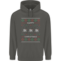 Christmas Swimming Design Childrens Kids Hoodie Storm Grey