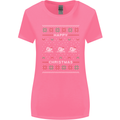 Christmas Swimming Design Womens Wider Cut T-Shirt Azalea