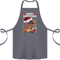 Christmas T-Rex Funny Dinosaur Cotton Apron 100% Organic Steel