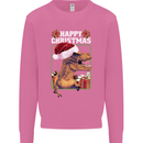 Christmas T-Rex Funny Dinosaur Mens Sweatshirt Jumper Azalea