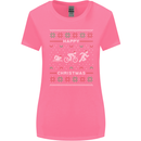 Christmas Triathlon Funny Fitness Gym Womens Wider Cut T-Shirt Azalea