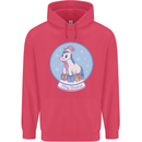 Christmas Unicorn Snow Globe Childrens Kids Hoodie Heliconia