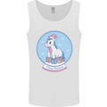 Christmas Unicorn Snow Globe Mens Vest Tank Top White