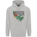 Christmas Velociraptors are Faster Dinosaur Childrens Kids Hoodie Sports Grey