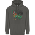 Christmas Velociraptors are Faster Dinosaur Childrens Kids Hoodie Storm Grey