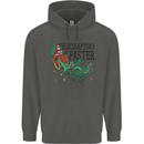 Christmas Velociraptors are Faster Dinosaur Childrens Kids Hoodie Storm Grey