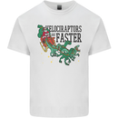 Christmas Velociraptors are Faster Dinosaur Kids T-Shirt Childrens White