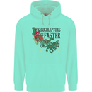 Christmas Velociraptors are Faster Dinosaur Mens 80% Cotton Hoodie Peppermint