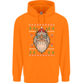 Christmas Viking Funny Thor Odin Valhalla Childrens Kids Hoodie Orange