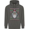 Christmas Viking Funny Thor Odin Valhalla Childrens Kids Hoodie Storm Grey