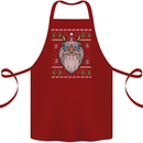 Christmas Viking Funny Thor Odin Valhalla Cotton Apron 100% Organic Maroon