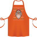 Christmas Viking Funny Thor Odin Valhalla Cotton Apron 100% Organic Orange