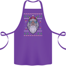 Christmas Viking Funny Thor Odin Valhalla Cotton Apron 100% Organic Purple