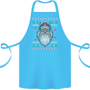 Christmas Viking Funny Thor Odin Valhalla Cotton Apron 100% Organic Turquoise