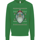 Christmas Viking Funny Thor Odin Valhalla Kids Sweatshirt Jumper Irish Green