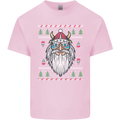 Christmas Viking Funny Thor Odin Valhalla Kids T-Shirt Childrens Light Pink