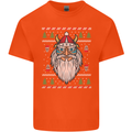 Christmas Viking Funny Thor Odin Valhalla Kids T-Shirt Childrens Orange