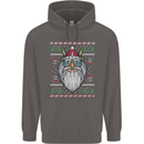Christmas Viking Funny Thor Odin Valhalla Mens 80% Cotton Hoodie Charcoal