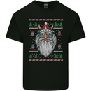 Christmas Viking Funny Thor Odin Valhalla Mens Cotton T-Shirt Tee Top Black