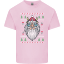 Christmas Viking Funny Thor Odin Valhalla Mens Cotton T-Shirt Tee Top Light Pink