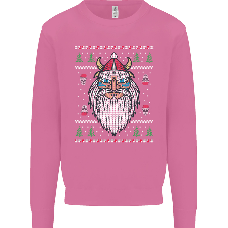 Christmas Viking Funny Thor Odin Valhalla Mens Sweatshirt Jumper Azalea