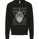 Christmas Viking Funny Thor Odin Valhalla Mens Sweatshirt Jumper Black