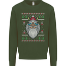 Christmas Viking Funny Thor Odin Valhalla Mens Sweatshirt Jumper Forest Green