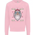Christmas Viking Funny Thor Odin Valhalla Mens Sweatshirt Jumper Light Pink