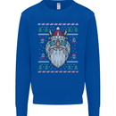 Christmas Viking Funny Thor Odin Valhalla Mens Sweatshirt Jumper Royal Blue