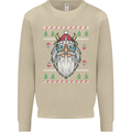 Christmas Viking Funny Thor Odin Valhalla Mens Sweatshirt Jumper Sand
