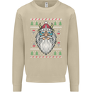 Christmas Viking Funny Thor Odin Valhalla Mens Sweatshirt Jumper Sand
