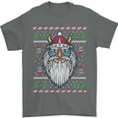 Christmas Viking Funny Thor Odin Valhalla Mens T-Shirt Cotton Gildan Charcoal
