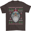 Christmas Viking Funny Thor Odin Valhalla Mens T-Shirt Cotton Gildan Dark Chocolate