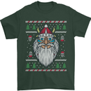Christmas Viking Funny Thor Odin Valhalla Mens T-Shirt Cotton Gildan Forest Green
