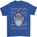 Christmas Viking Funny Thor Odin Valhalla Mens T-Shirt Cotton Gildan Royal Blue