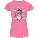 Christmas Viking Funny Thor Odin Valhalla Womens Petite Cut T-Shirt Azalea